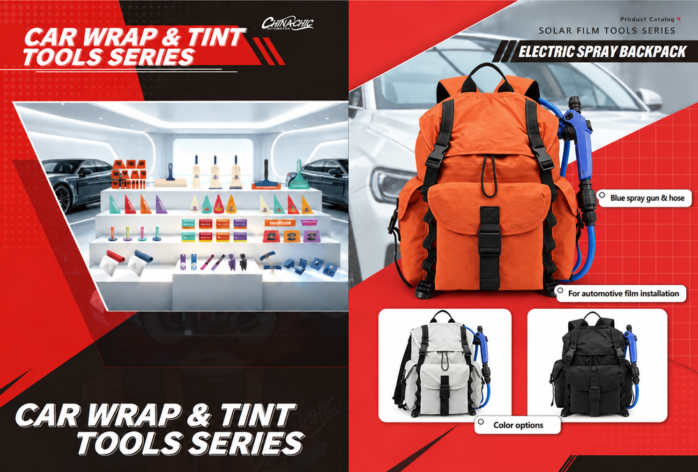Film tools & backpack sprayers
